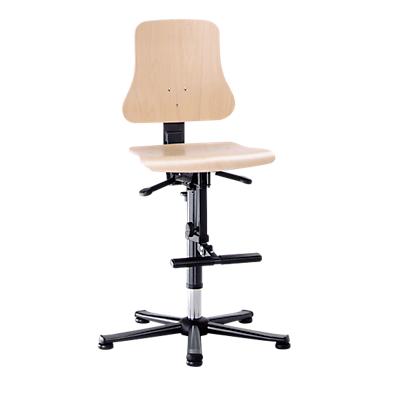 Werkplaatsstoel Solitec Met Glijders En Opstahulp Verlijmd Beuken huismerk kopen in de aanbieding