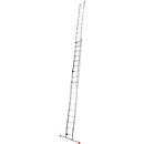 Krause Alu-Sprossenseilzugleiter ROBILO 129871, 2 x 18 Sprossen