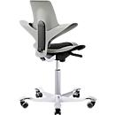  Siège de bureau HAG Capisco Puls 8010 Clay, siège selle, vérin à gaz 265 mm, hauteur d'assise réglable, piétement aluminium