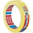  tesa Präzisionskrepp 4334 Malerkrepp, 50 m × 25 mm, gelb, innen/außen, UV‑beständig, rückstandsfrei