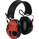 3M Kapselgehörschutz PELTOR SportTac, elektronisch, SNR 26 dB, für Sportschießen, schwarz/rot