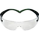 3M Schutzbrille SecureFit SF400, EN 166, EN 170, Bügel schwarz, Schläfendruckverteilungstechnologie