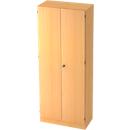 5 AA filing cabinet, lockable, W 800 x D 420 x H 2004 mm, beech finish