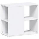 Aanbouwladeblok PALENQUE, 3 zijden open, B 400 x D 800 x H 720 mm, wit
