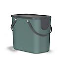 Abfalleimer Rotho ALBULA, Recycling-System, 25 l, stapelbar, Kunststoff (BPA-frei), mistletoe grün