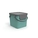 Abfalleimer Rotho ALBULA, Recycling-System, 40 l, stapelbar, Kunststoff (BPA-frei), mistletoe grün