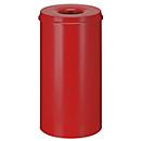 Abfallsammler 30 L, selbstlöschend, Korpus rot/Deckel rot