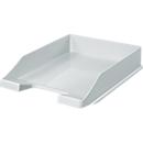 Ablagekorb HAN Klassik, für Format A4/C4, mit Beschriftungsfeld, stapelbar, B 255 x T 348 x H 65 mm, Kunststoff, lichtgrau, 10 Stück 