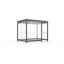 Abri extérieur Köln K3 d/b WSM, l. 3180 x P 2165 x H 2510 mm, kit, gris anthracite RAL 7016