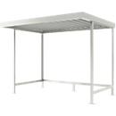 Abrigo para bicicletas modelo Leipzig, um lado, unidade base, P 2200 mm, L 2870 mm