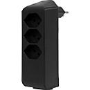 Abzweigstecker brennenstuhl® cleverLINE, 3+1-fach, um 300° drehbar, ohne Aufhänger, IP20, Kunststoff, schwarz