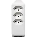 Abzweigstecker brennenstuhl® cleverLINE, 3+1-fach, um 300° drehbar, ohne Aufhänger, IP20, Kunststoff, weiss