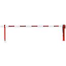 Access barrier with gas spring, fixed bracket, 6330 mm