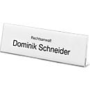 Acryl- Tischnamenschilder L- Form