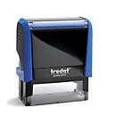 Address stamp trodat® Printy 4913, housing colour blue &amp; stamp impression colour black