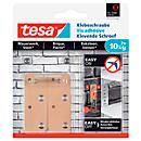 Adhesive screw Tesa®, for masonry and stone indoors and outdoors, adhesive force up to 10 kg, removable, square, 2 pieces