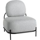 ADMIRAAL armchair, retro look, W 665 x D 710 x H 770 mm, grey
