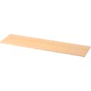 Afdekplaat TOPAS LINE, voor archiefrekken en kasten, B 1605 mm, esdoornpatroon