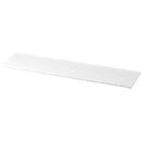 Afdekplaat TOPAS LINE, voor archiefrekken en kasten, B 1605 mm, wit
