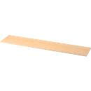 Afdekplaat TOPAS LINE, voor archiefrekken en kasten, B 2005 mm, esdoornpatroon