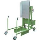 Afval container station kiepstation MKS-F, electrohydraulisch 12 V, groen RAL 6011