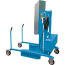 Afval container station kiepstation MKS-F, electrohydraulisch 230 V, blauwRAL 5012