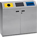 Afvalscheidingsstation - 240 L - zilver