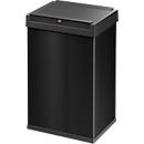 Afvalverzamelaar Hailo Big-Box Swing L, 35 l, rechthoekig, swingdeksel, plaatstaal, zwart