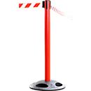 Afzetpaal RS-Guidesystems GLA 25, rood, trekband 50 mm, rood/wit, 2 stuks