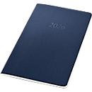 Agenda mensuel Sigel Conceptum 2026, A5, 64 pages, 1 mois/2 pages, calendrier multilingue pour 2026, poche intérieure, papier PEFC, bleu foncé