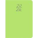 Agenda semainier Korsch Colour 2026, 160 pages, L 110 x H 155 mm, papier/plastique, vert