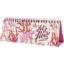 Agenda semainier Sigel Jolie Underwater Miracles, non daté, A4 horizontal, 124 pages, langue anglaise, fonction de mise en place, 2 planches d'autocollants, multicolore