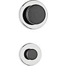 aimant Maul, rond, avec bouton de préhension, 51 x P 24 mm, force d'adhérence jusqu'à 9 kg, acier &amp; plastique, argent clair, 1 pce