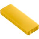 Aimants résistants MAUL, 54 x 19 mm, 10 p., jaune