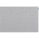 Akoestisch prikbord omhoog, absorptieklasse C, dikte 24 mm, textiel &amp; recycling PET, grijs, B 1000 x H 750 mm