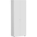 Aktenschrank PALENQUE, 6 OH, abschliessbar, B 800 x T 420 x H 2160 mm, lichtgrau