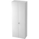 Aktenschrank TOPAS LINE, 6 Ordnerhöhen, B 800 mm, weiss/weiss