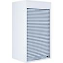Aktos L rolluikkast, 2 dossierhoogtes, afsluitbaar, beugelgreep, B 500 x D 400 x H 930 mm, hout, wit