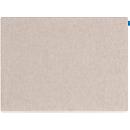 Akustik-Pinboard Board Up, Absorptionsklasse C, Stärke 24 mm, Textil & Recycling-PET, beige, B 500 x H 750 mm