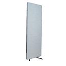 Akustik-Raumteiler Luxor, 1 Panel, mit Standfüßen, ca. 7 kg, B 600 x T 35 x H 1680 mm, recycelte Materialien, hellgrau