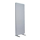 Akustischer Raumteiler, Einzelexemplar, rechteckig, Hochkant-Format, mit Standfüßen, B 600 x T 350 x H 1680 mm, PET-Filz, hellgrau