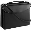 Alassio&reg; Organisertas, A4 formaat, van imitatieleer, zwart, inclusief zakrekenmachine