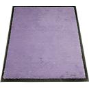 alfombra de retención de suciedad miltex Eazycare Style, angular, antiestática, resistente a los rayos UV, lavable, nylon de alta torsión y caucho niltril, 600 x 850 mm, azul-morado