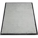alfombra de retención de suciedad miltex Eazycare Style, angular, antiestática, resistente a los rayos UV, lavable, nylon de alta torsión y caucho niltril, 600 x 850 mm, gris guijarro