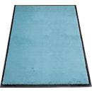 alfombra de retención de suciedad miltex Eazycare Style, angular, antiestática, resistente a los rayos UV, lavable, nylon de alta torsión y caucho niltril, 800 x 1200 mm, azul pastel