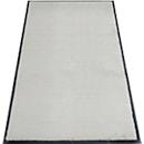 alfombra de retención de suciedad miltex Eazycare Style, angular, antiestática, resistente a los rayos UV, lavable, nylon de alta torsión y caucho niltril, 850 x 1500 mm, gris ágata
