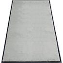alfombra de retención de suciedad miltex Eazycare Style, angular, antiestática, resistente a los rayos UV, lavable, nylon de alta torsión y caucho niltril, 850 x 1500 mm, gris guijarro
