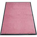 alfombra de retención de suciedad miltex Eazycare Style, angular, antiestática, resistente a los rayos UV, lavable, nylon de alta torsión y goma niltril, 800 x 1200 mm, rosa claro