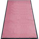 alfombra de retención de suciedad miltex Eazycare Style, angular, antiestática, resistente a los rayos UV, lavable, nylon de alta torsión y goma niltril, 850 x 1500 mm, rosa claro