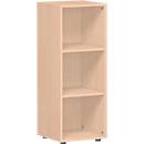 ALICANTE boekenkast, 3 OH, 2 legborden, spaanplaat, B 400 x D 400 x H 1104 mm, beukendecor